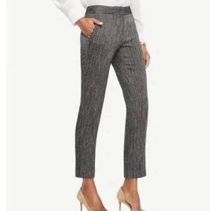 Ann Taylor Devin Pant, Herringbone, Sz 0, GUC